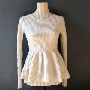 Off white cashmere sweater
